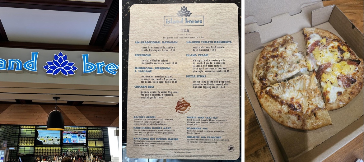 Island Brews Menu