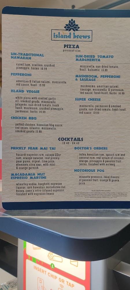 Island Brews Menu image 2